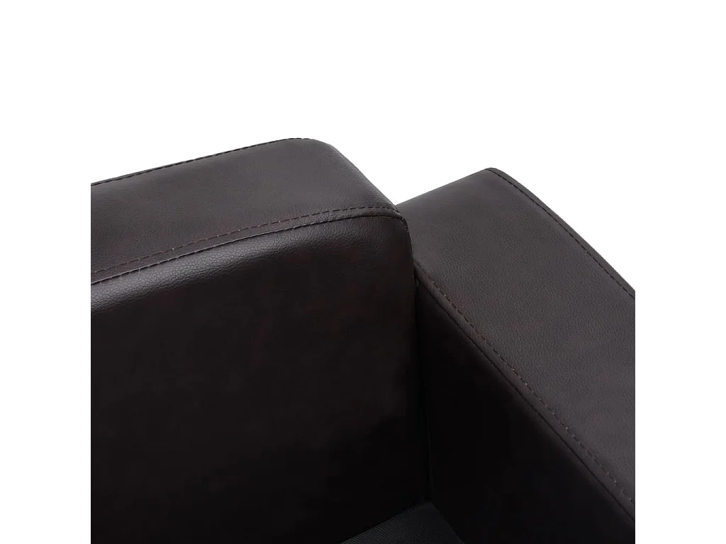 Dalin  Canapé pour cen Marron 80x50x40 cm Similicuir