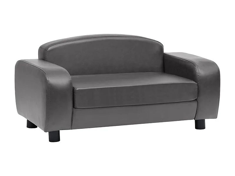 Dalin  Canapé pour cen Gris 80x50x40 cm Similicuir