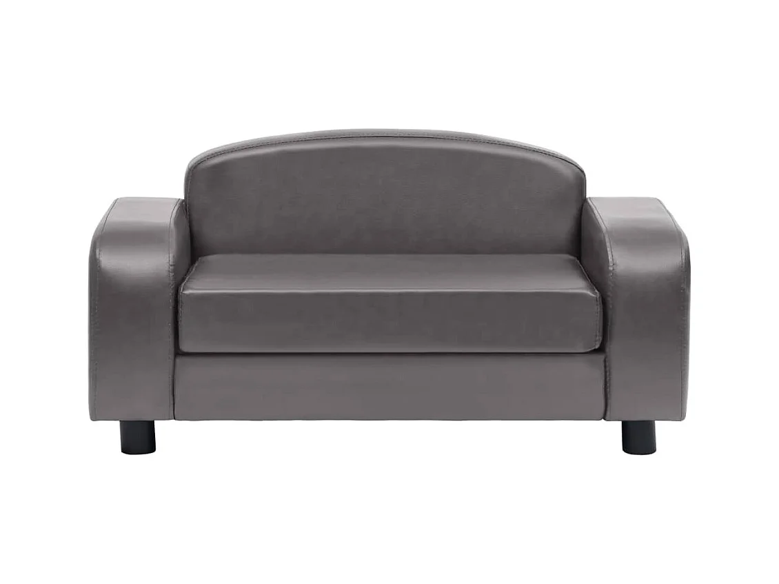 Dalin  Canapé pour cen Gris 80x50x40 cm Similicuir