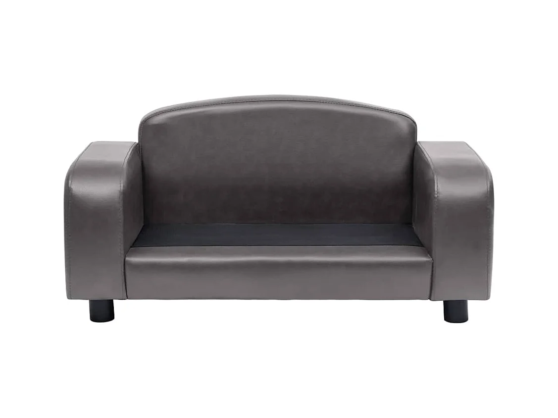 Dalin  Canapé pour cen Gris 80x50x40 cm Similicuir