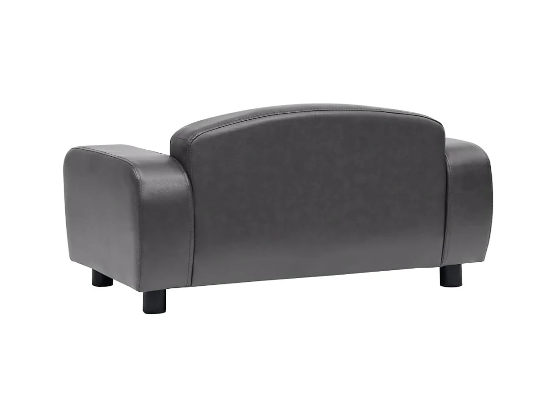 Dalin  Canapé pour cen Gris 80x50x40 cm Similicuir