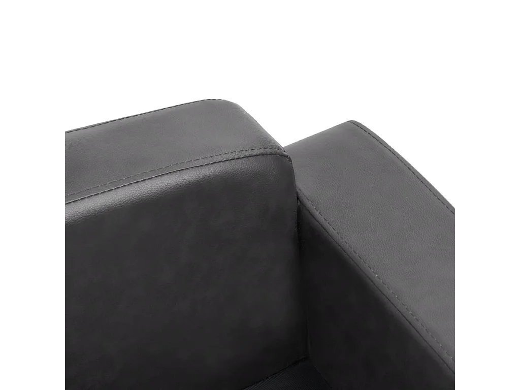 Dalin  Canapé pour cen Gris 80x50x40 cm Similicuir