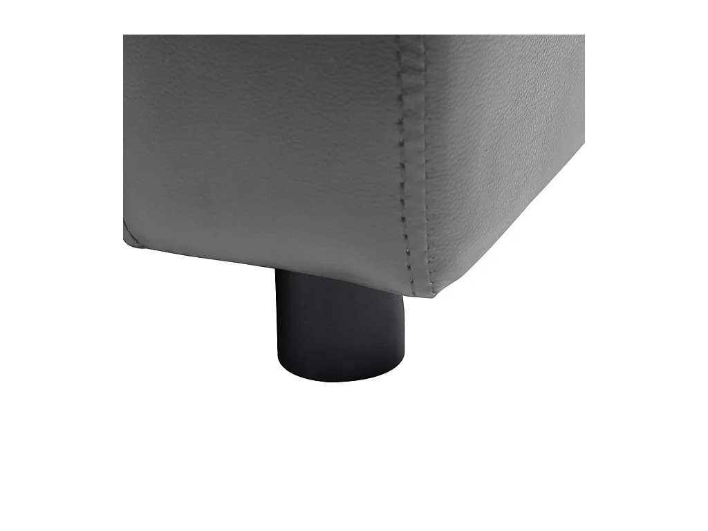 Dalin  Canapé pour cen Gris 80x50x40 cm Similicuir