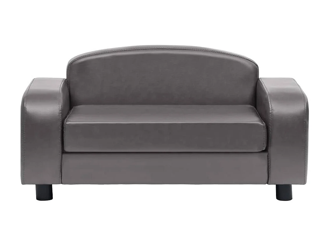 Dalin  Canapé pour cen Gris 80x50x40 cm Similicuir