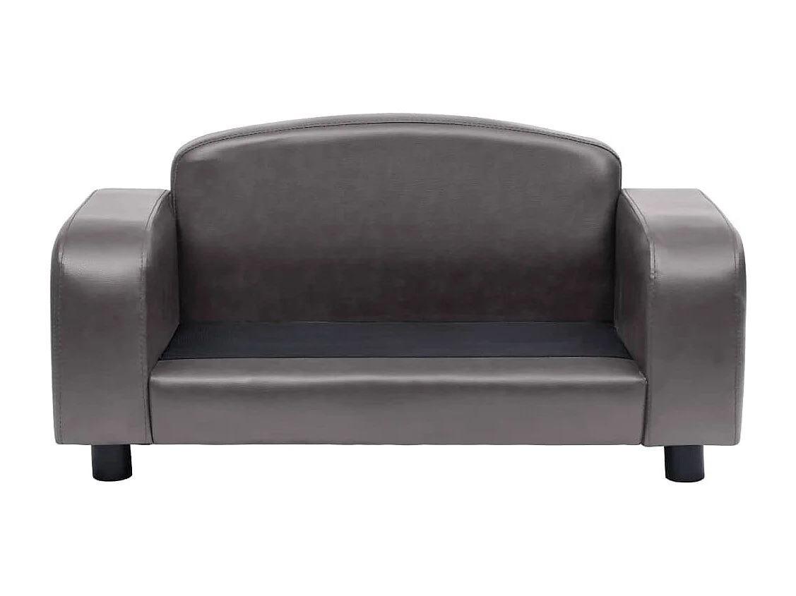 Dalin  Canapé pour cen Gris 80x50x40 cm Similicuir