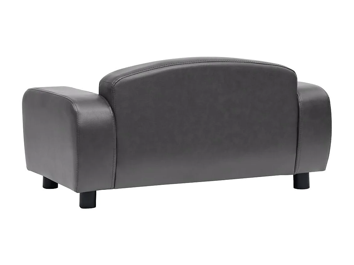 Dalin  Canapé pour cen Gris 80x50x40 cm Similicuir