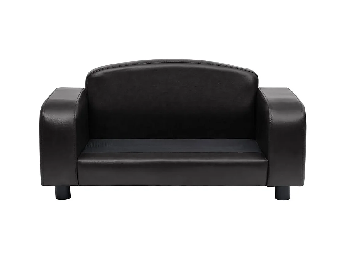 Dalin  Canapé pour cen Noir 80x50x40 cm Similicuir