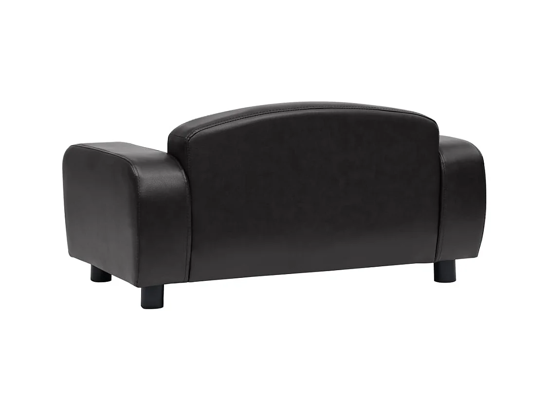 Dalin  Canapé pour cen Noir 80x50x40 cm Similicuir