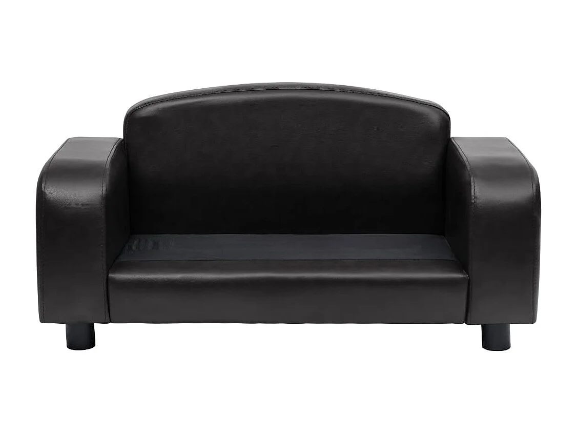 Dalin  Canapé pour cen Noir 80x50x40 cm Similicuir