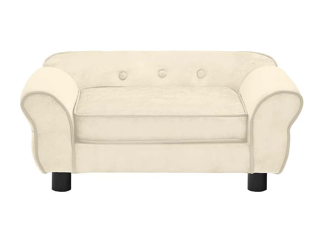 Sarah  Canapé pour cen Crème 72x45x30 cm Peluche