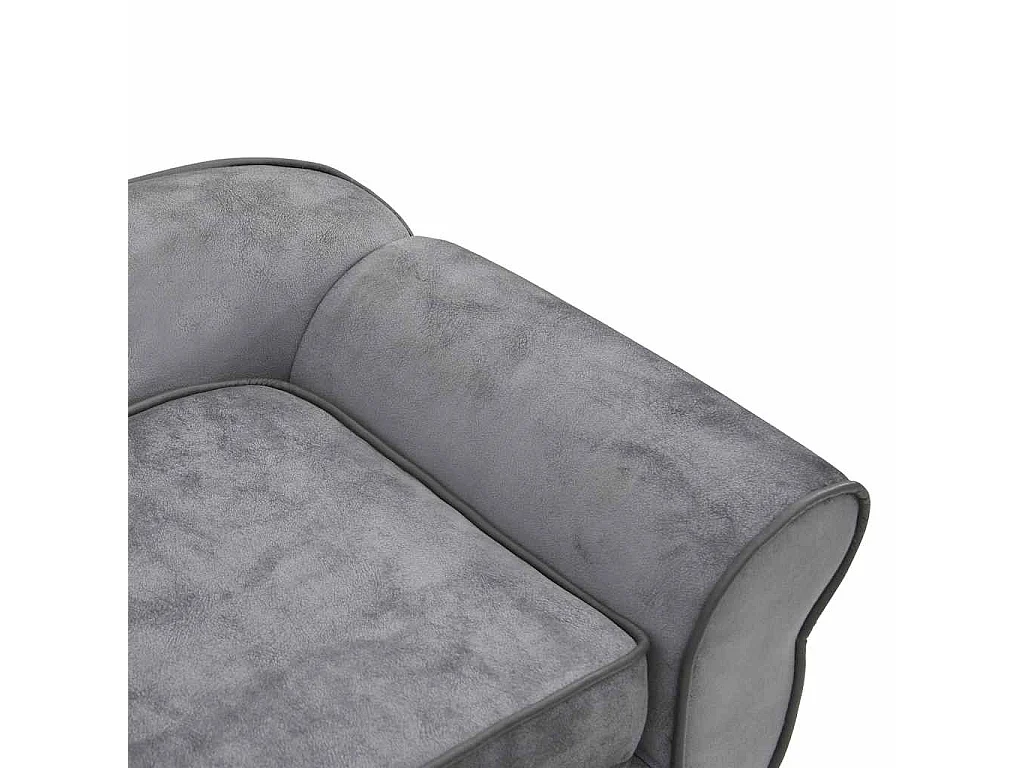 Sarah  Canapé pour cen Gris 72x45x30 cm Peluche