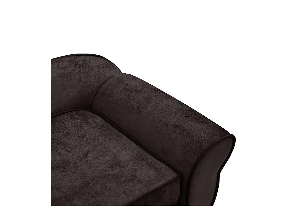 Sarah  Canapé pour cen Marron 72x45x30 cm Peluche