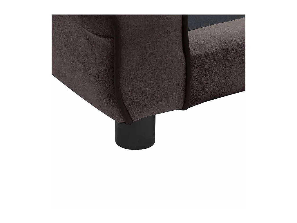 Sarah  Canapé pour cen Marron 72x45x30 cm Peluche