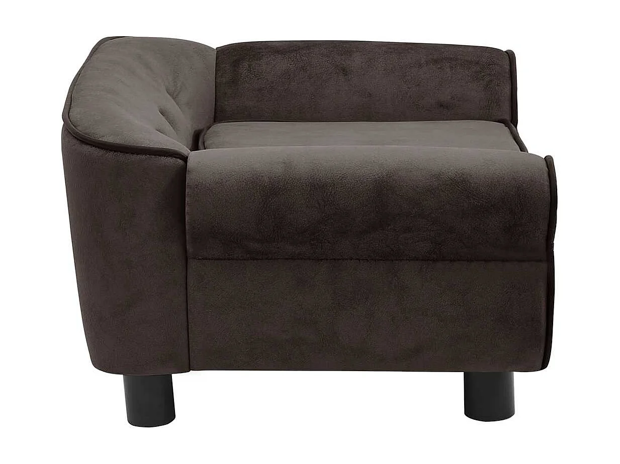 Sarah  Canapé pour cen Marron 72x45x30 cm Peluche