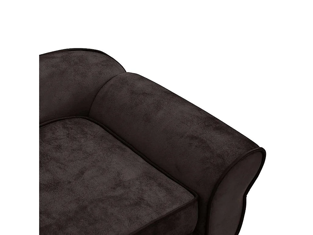 Sarah  Canapé pour cen Marron 72x45x30 cm Peluche