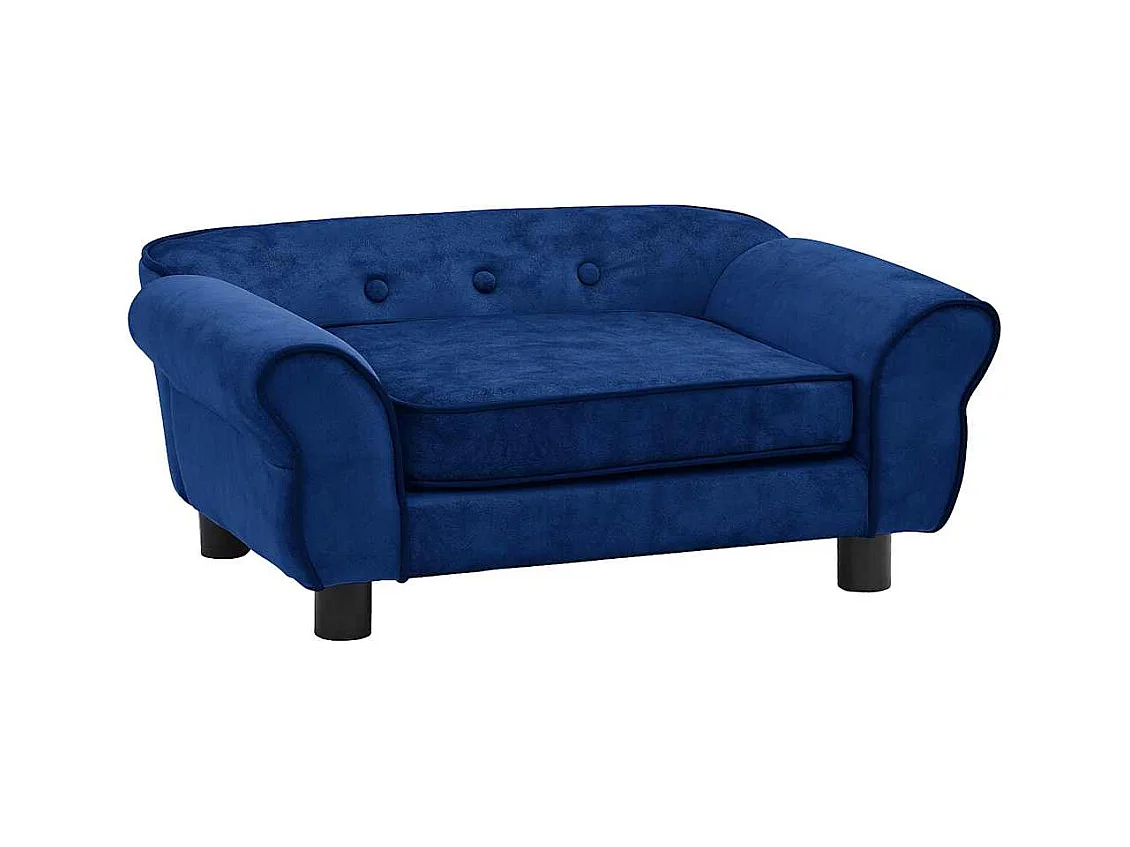 Sarah  Canapé pour cen Bleu 72x45x30 cm Peluche