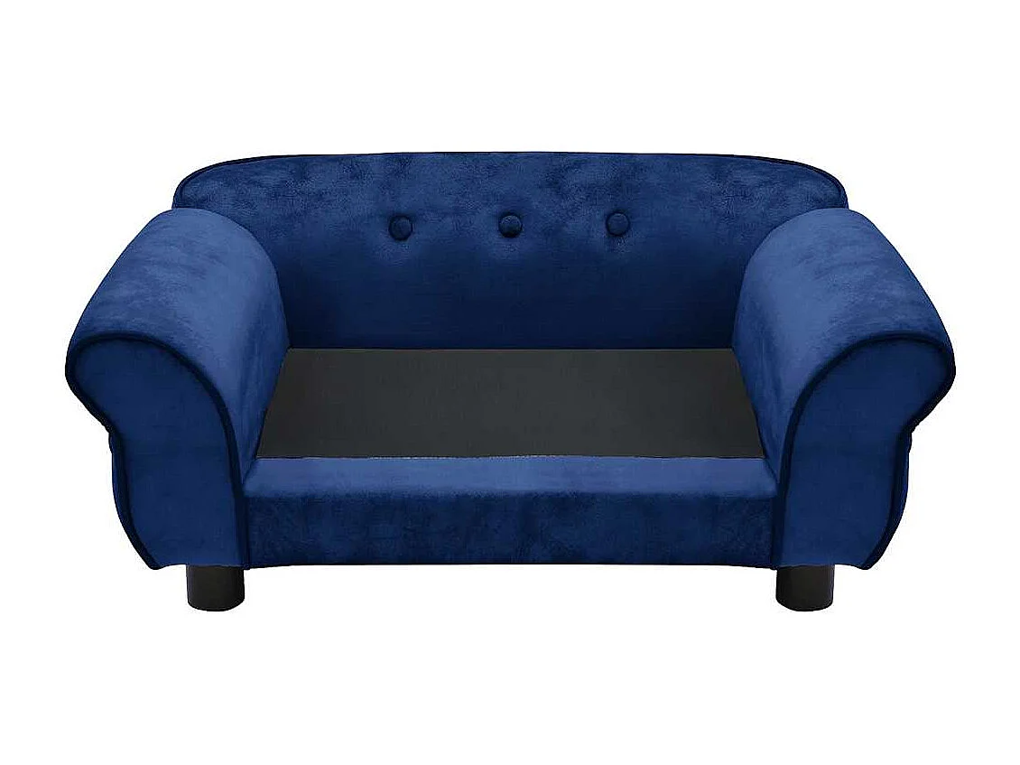 Sarah  Canapé pour cen Bleu 72x45x30 cm Peluche