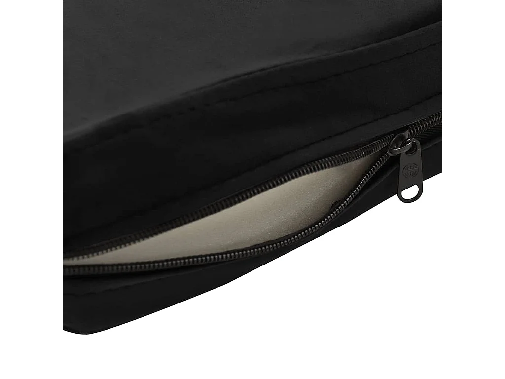 Sarah  Canapé pour cen Noir 72x45x30 cm Peluche