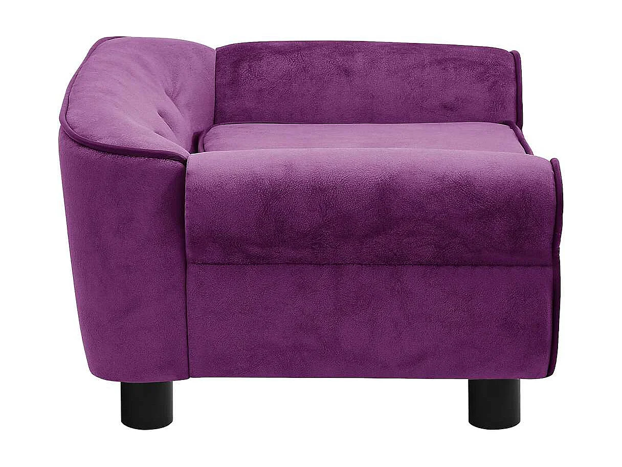 Sarah  Canapé pour cen Bordeaux 72x45x30 cm Peluche