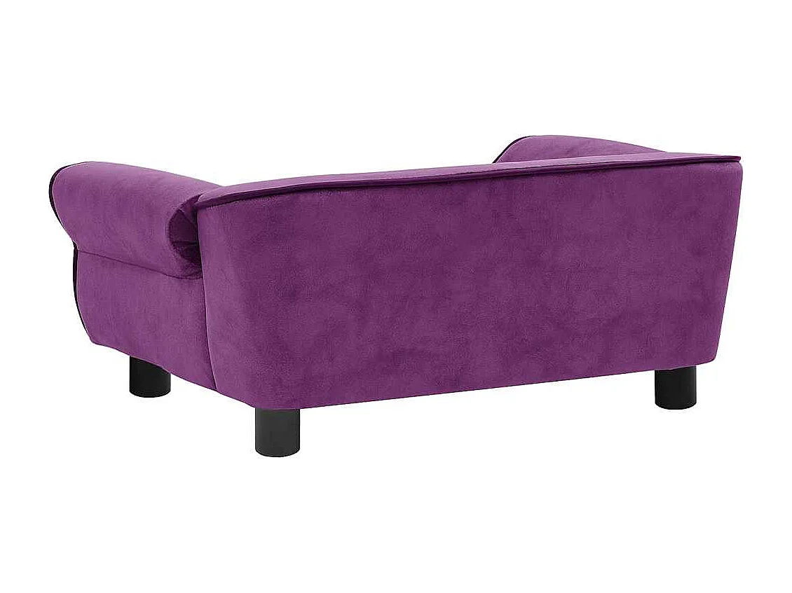Sarah  Canapé pour cen Bordeaux 72x45x30 cm Peluche