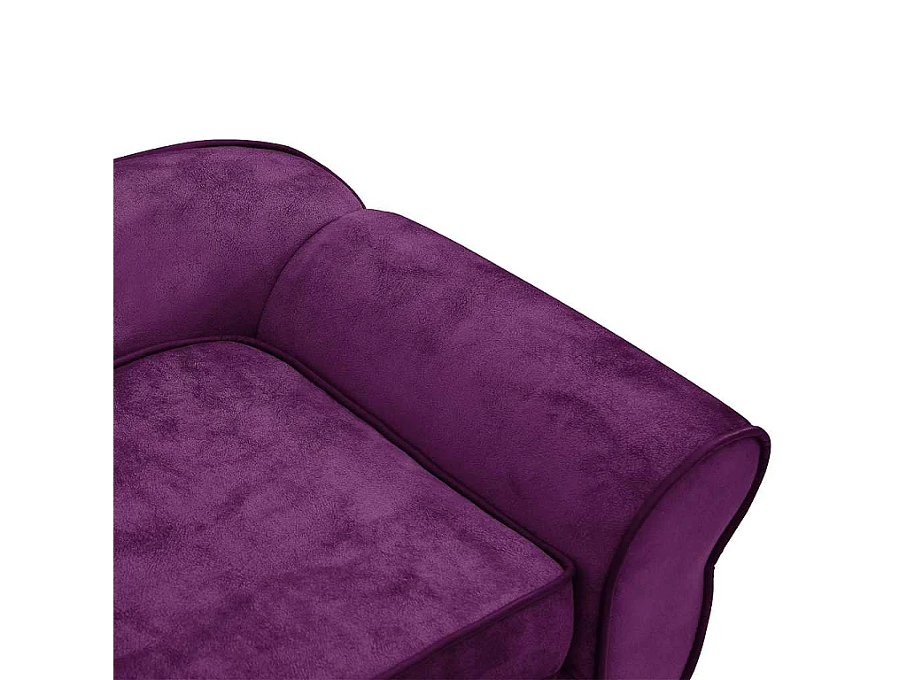 Sarah  Canapé pour cen Bordeaux 72x45x30 cm Peluche