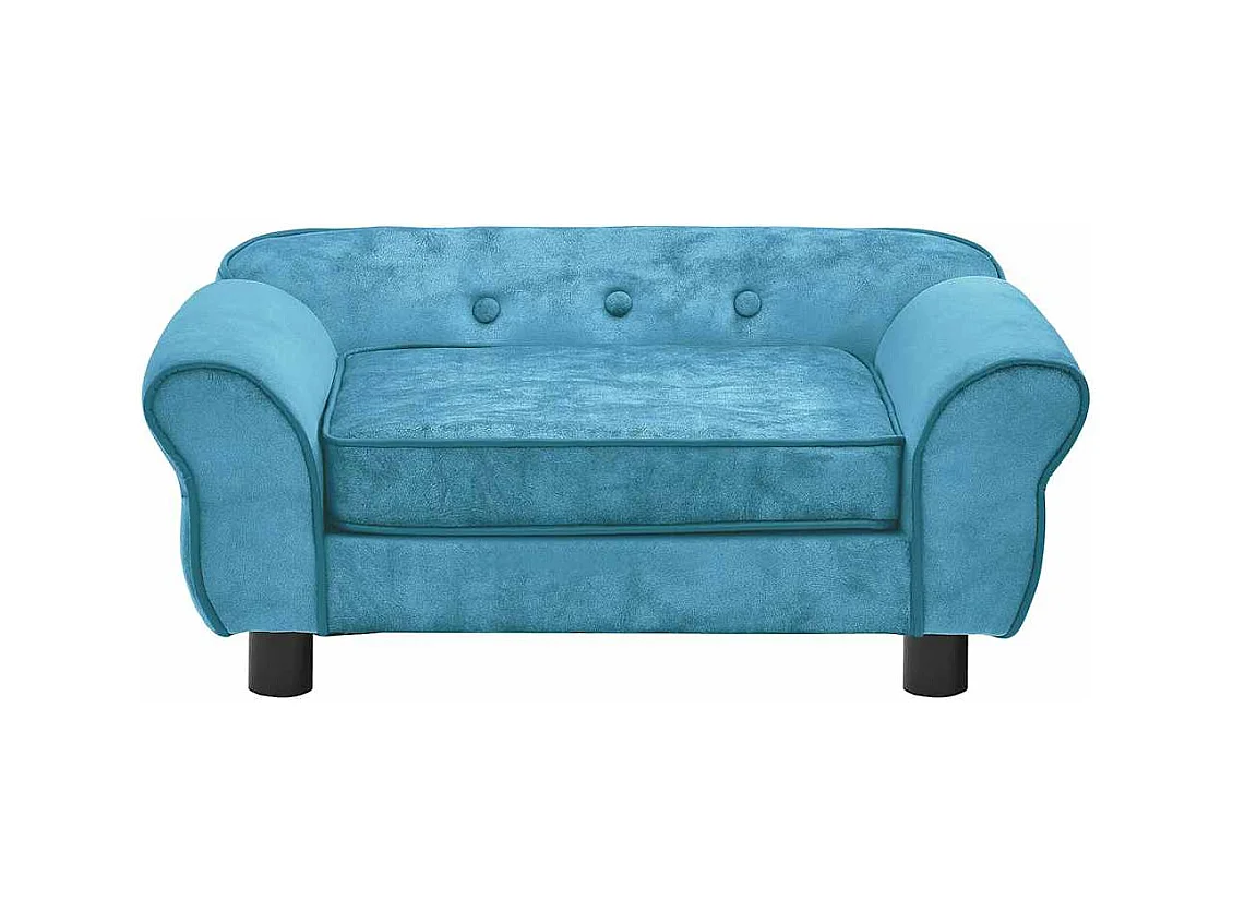 Sarah  Canapé pour cen Turquoise 72x45x30 cm Peluche