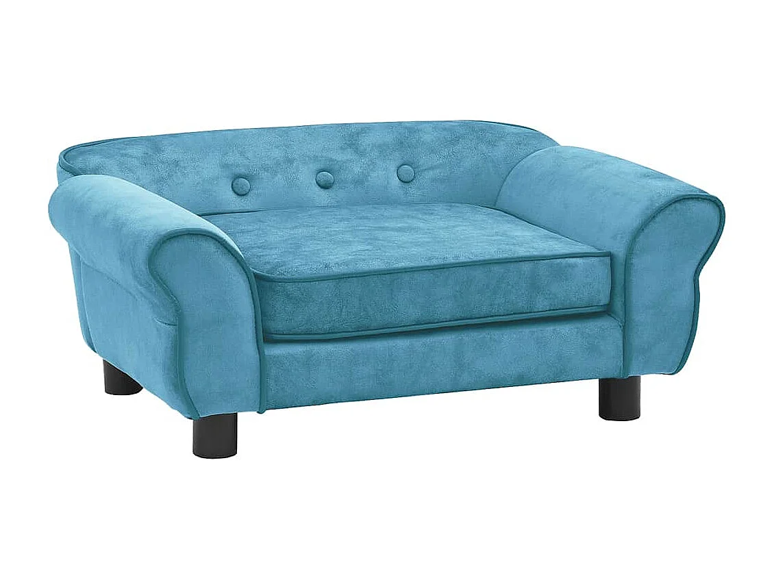 Sarah  Canapé pour cen Turquoise 72x45x30 cm Peluche