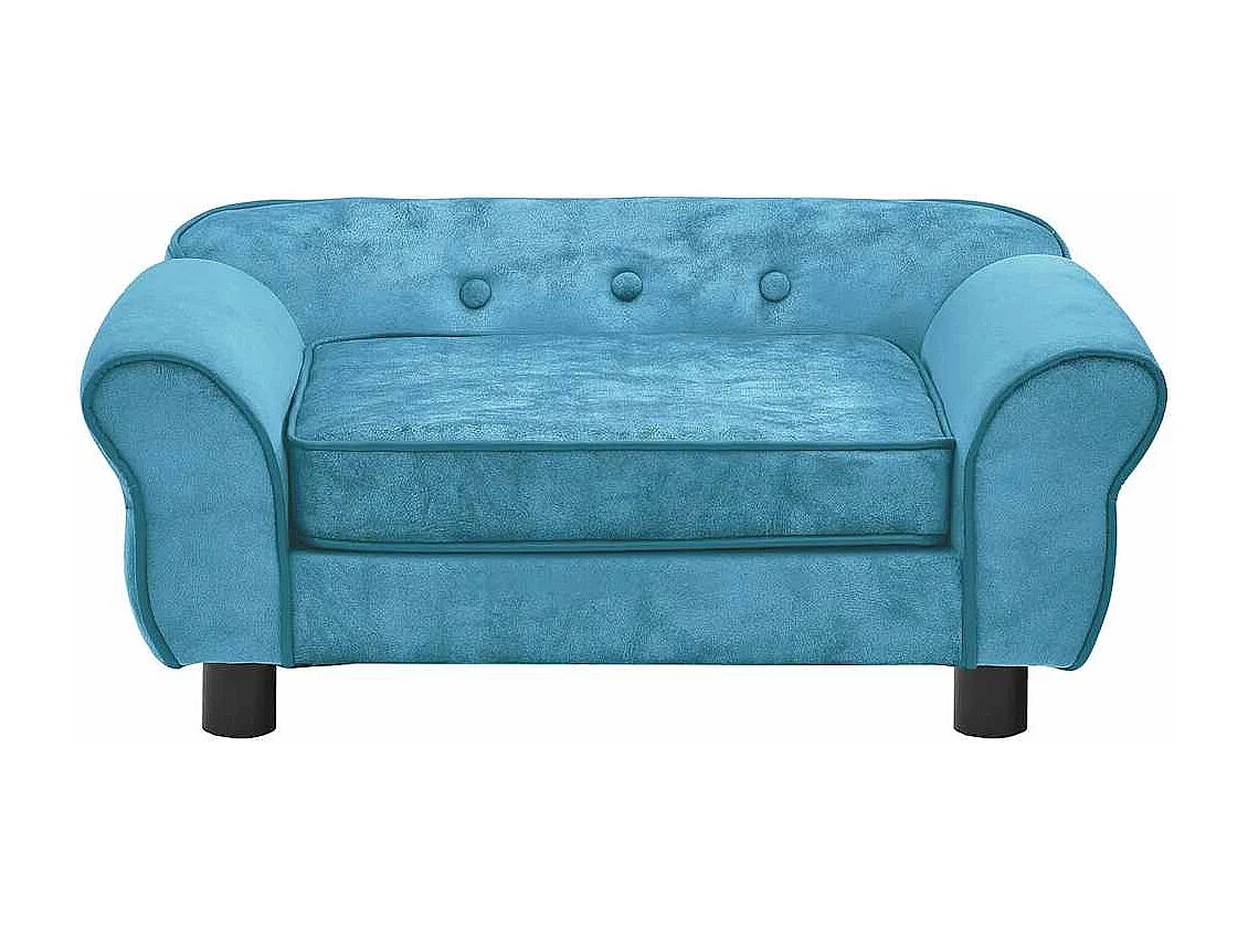 Sarah  Canapé pour cen Turquoise 72x45x30 cm Peluche