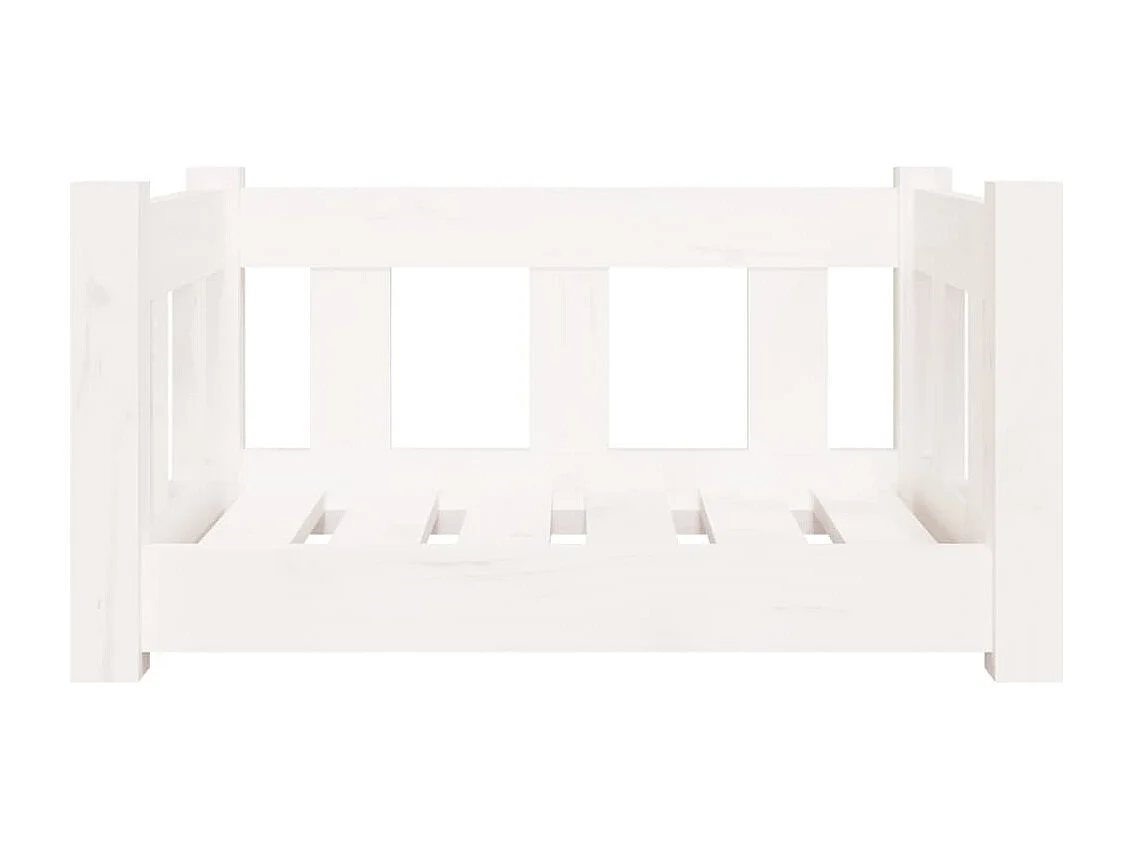 Rinara  Lit pour cen blanc 55,5x45,5x28 cm bois de pin solide