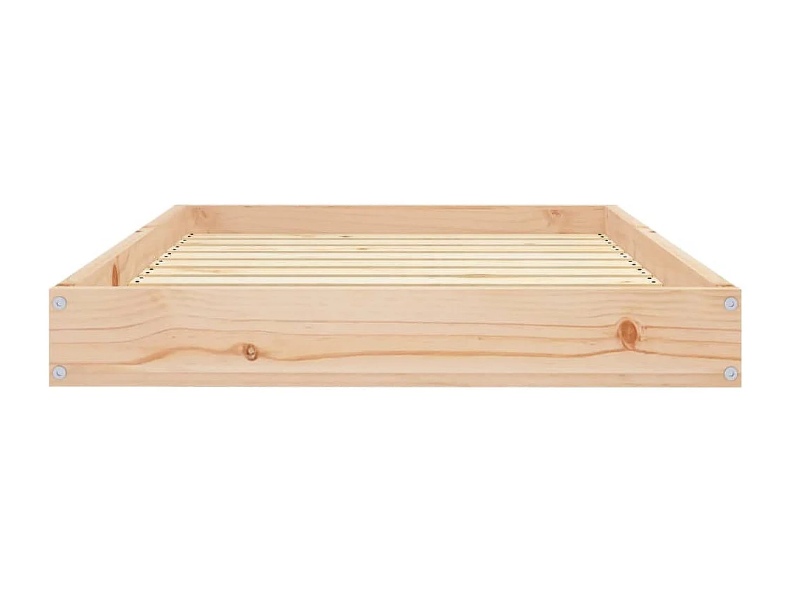 Karlee  Cama para perros madera maciza de pino 91,5x64x9 cm