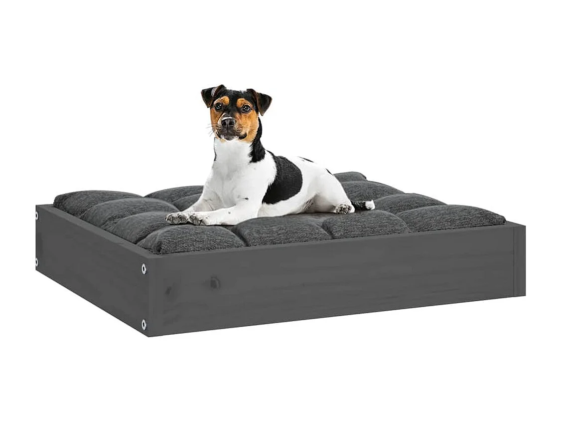 Karlee  Lit pour cen Gris 51,5x44x9 cm Bois de pin solide