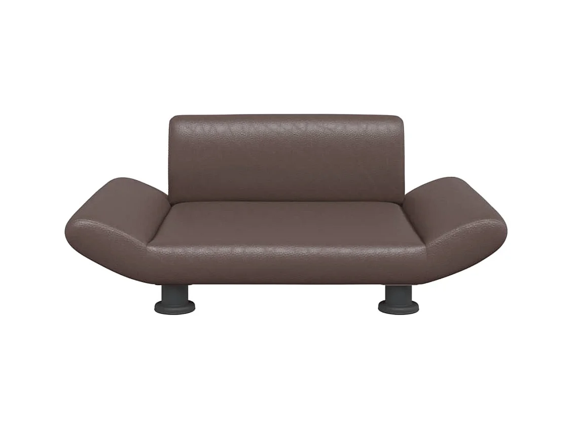 Sdr. Hygum  Lit pour cen marron 70x45x28 cm similicuir