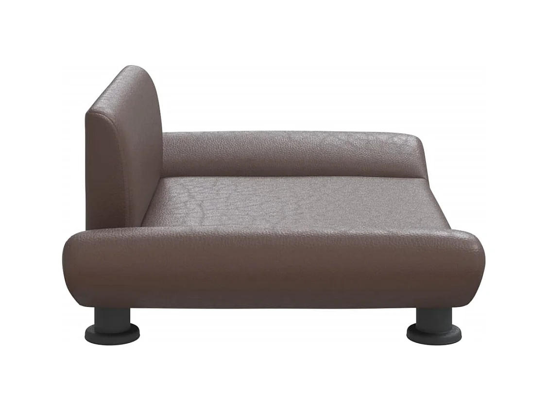 Sdr. Hygum  Lit pour cen marron 70x45x28 cm similicuir