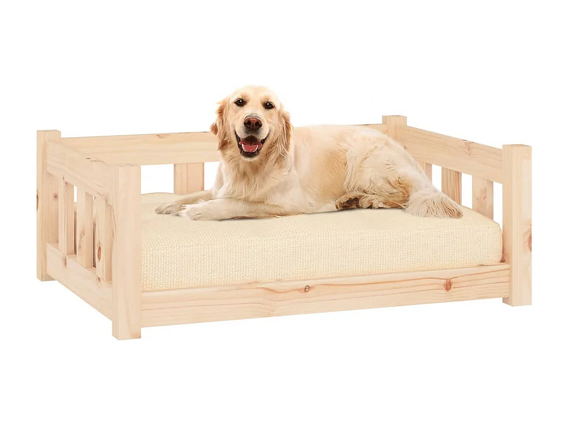 Rinara  Lit pour cen 75,5 x 55,5 x 28 cm Bois de pin massif