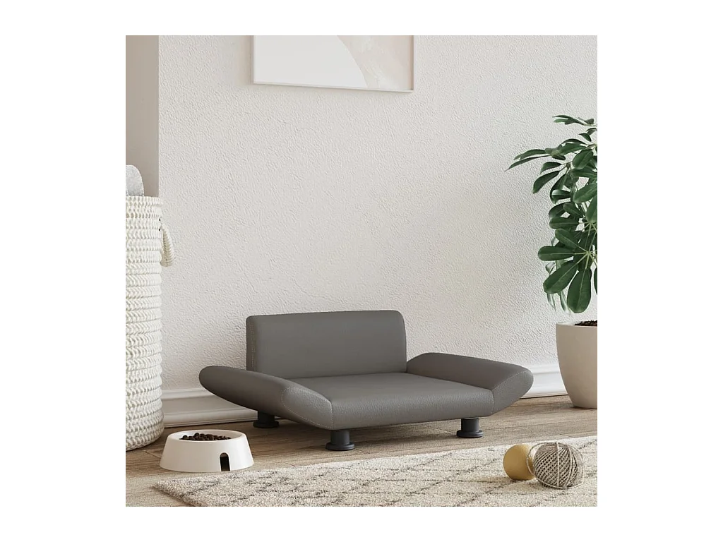 Sdr. Hygum  Lit pour cen gris 70x45x28 cm similicuir