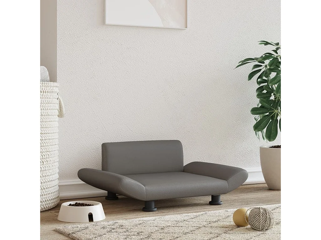 Sdr. Hygum  Lit pour cen gris 70x45x28 cm similicuir