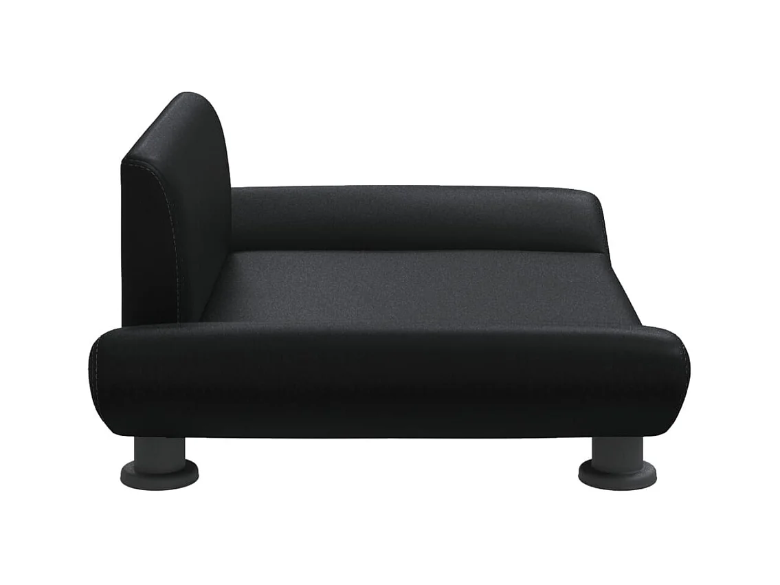 Sdr. Hygum  Lit pour cen noir 70x45x28 cm similicuir