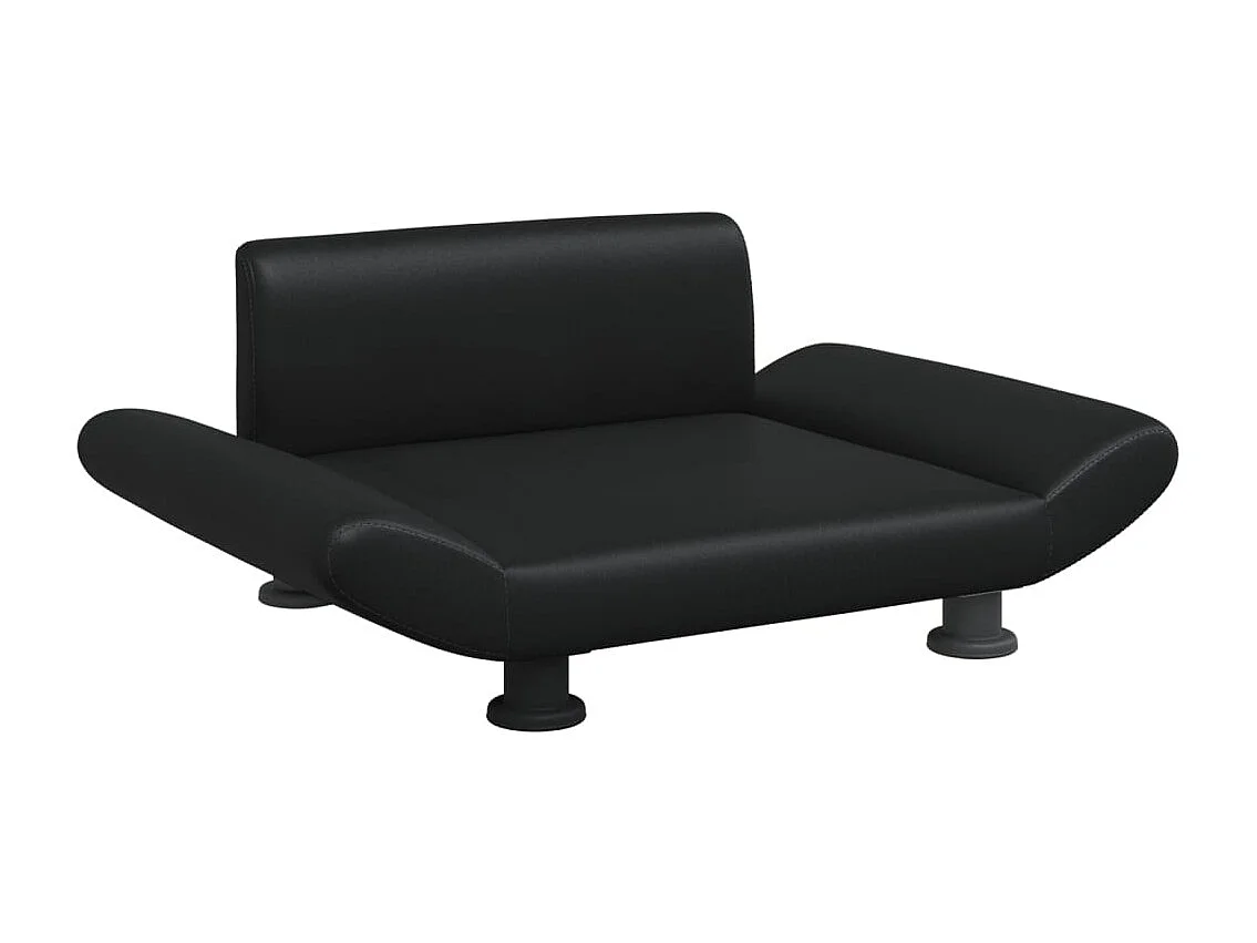 Sdr. Hygum  Lit pour cen noir 70x45x28 cm similicuir