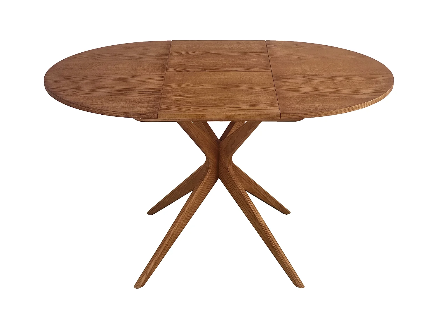 Table à manger ronde extensible 90cm Jubi Chêne