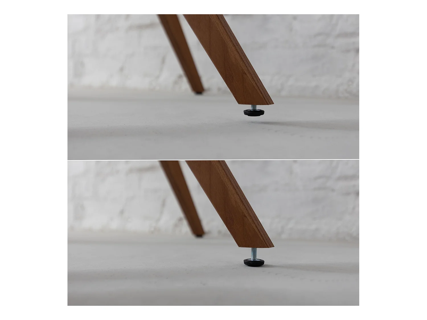 Table à manger ronde extensible 90cm Jubi Chêne