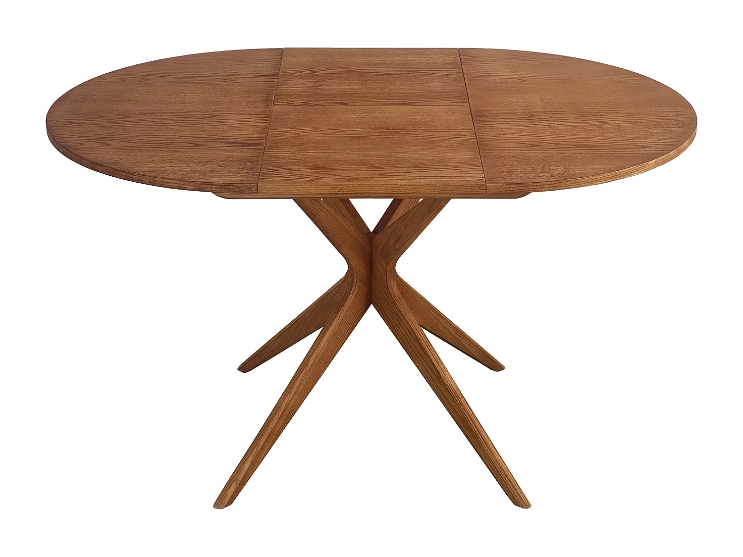 Table à manger ronde extensible 90cm Jubi Chêne