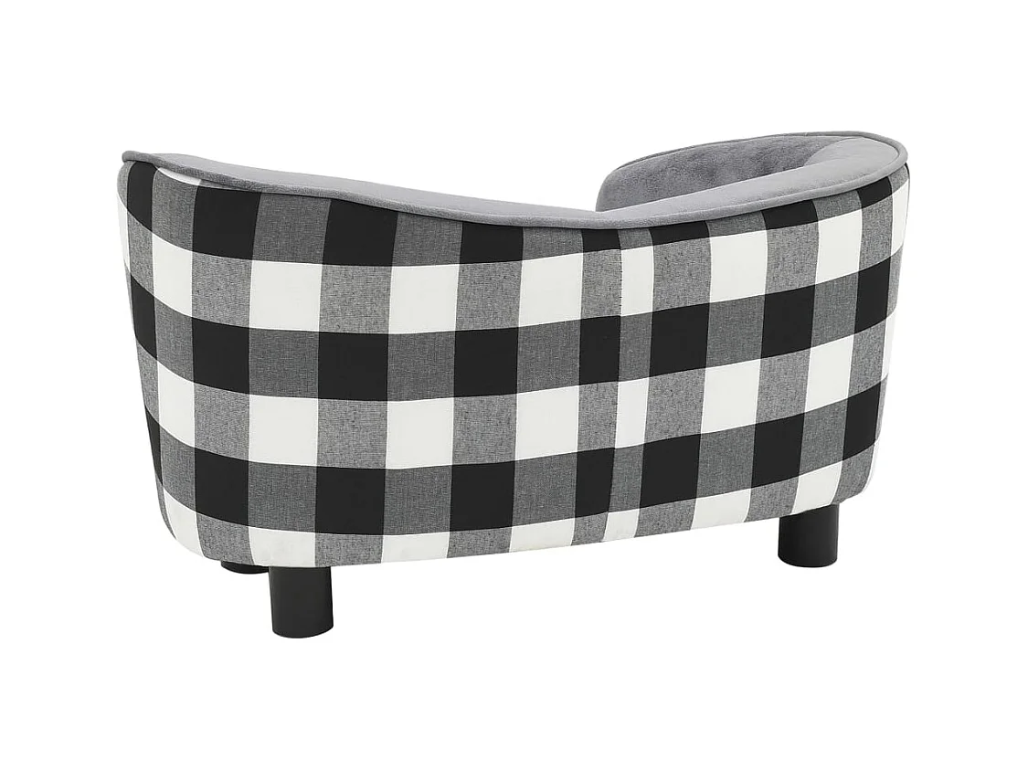 Bryval  Canapé pour cen Gris 68x38x38 cm Peluche