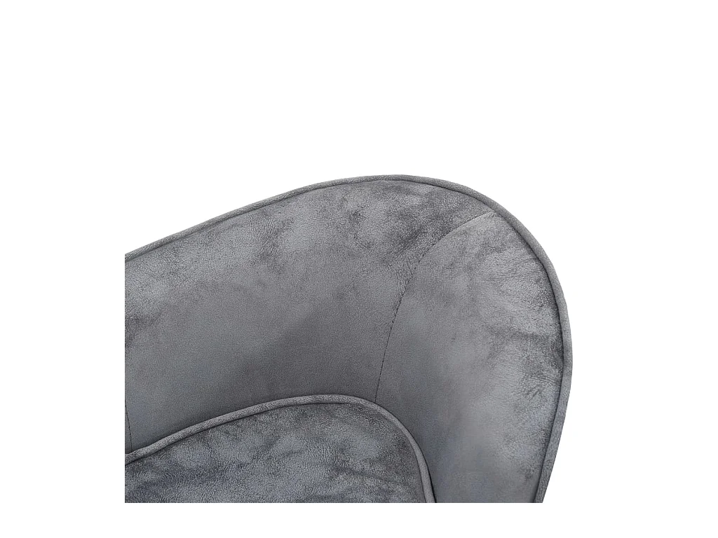 Bryval  Canapé pour cen Gris 68x38x38 cm Peluche