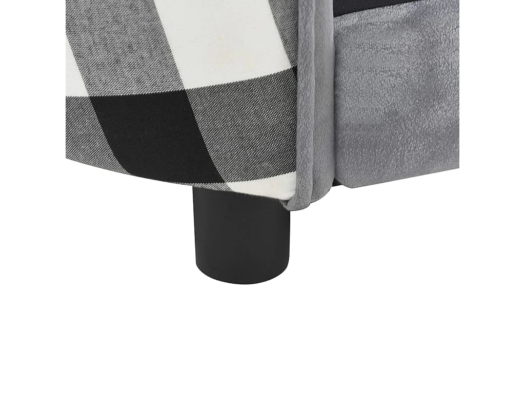 Bryval  Canapé pour cen Gris 68x38x38 cm Peluche