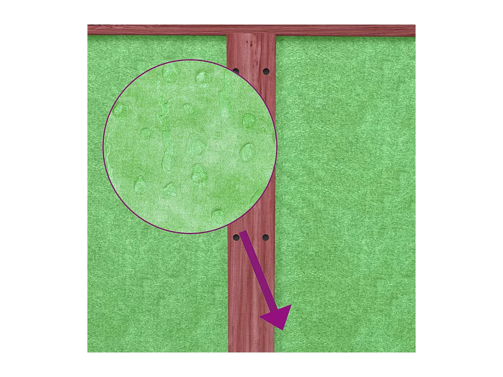 Cerys  Clapier moka 117,5x97x47,5 cm bois de pin massif