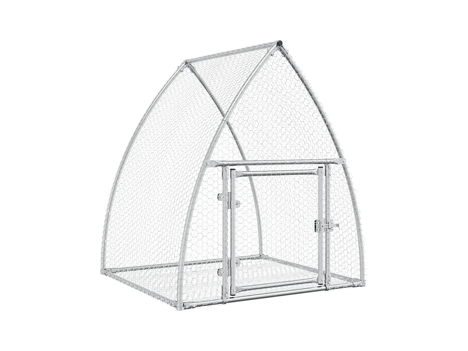 Taylor Ann  Clapier argenté 100x105x120 cm acier galvanisé