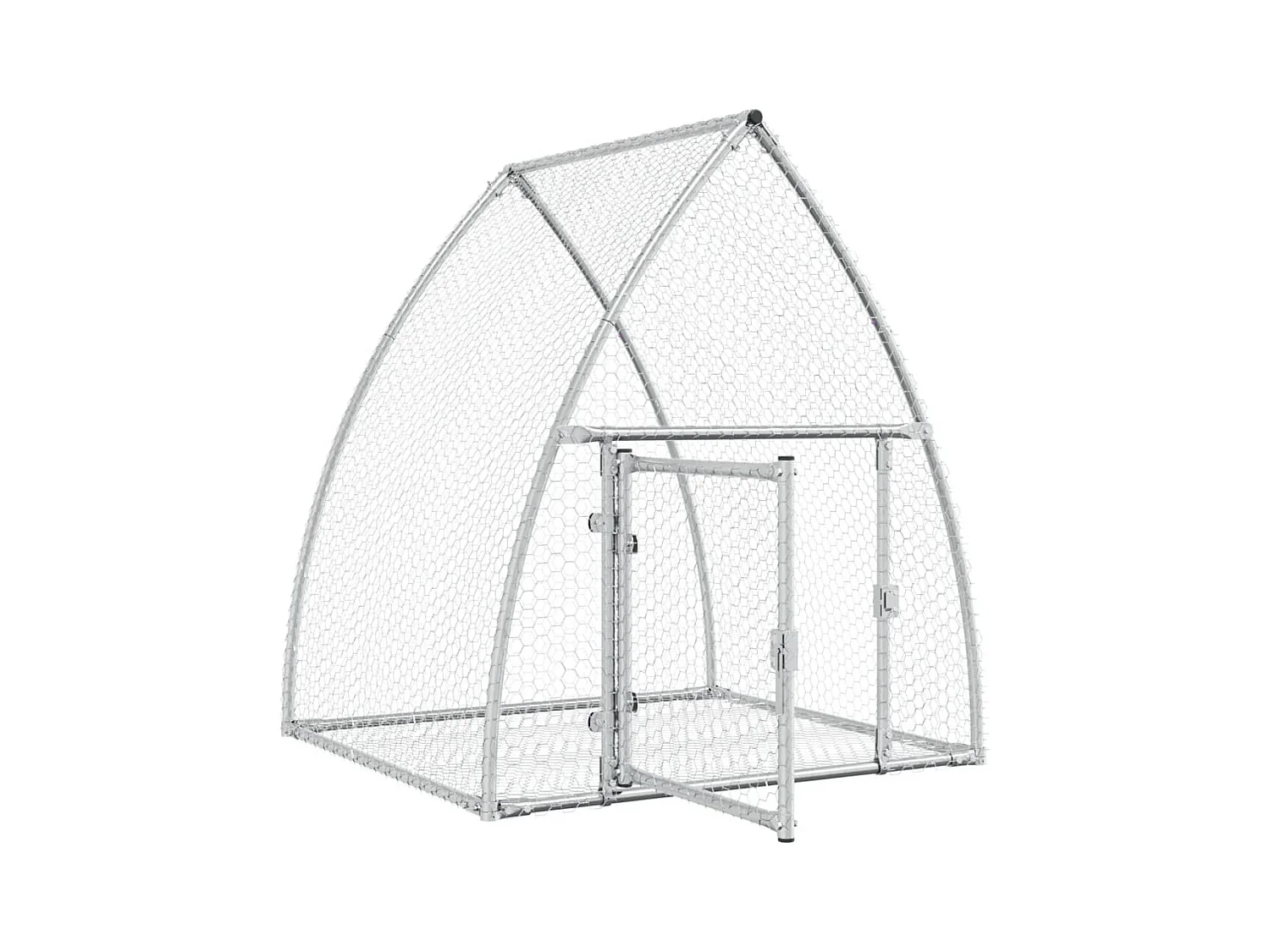 Taylor Ann  Clapier argenté 100x105x120 cm acier galvanisé