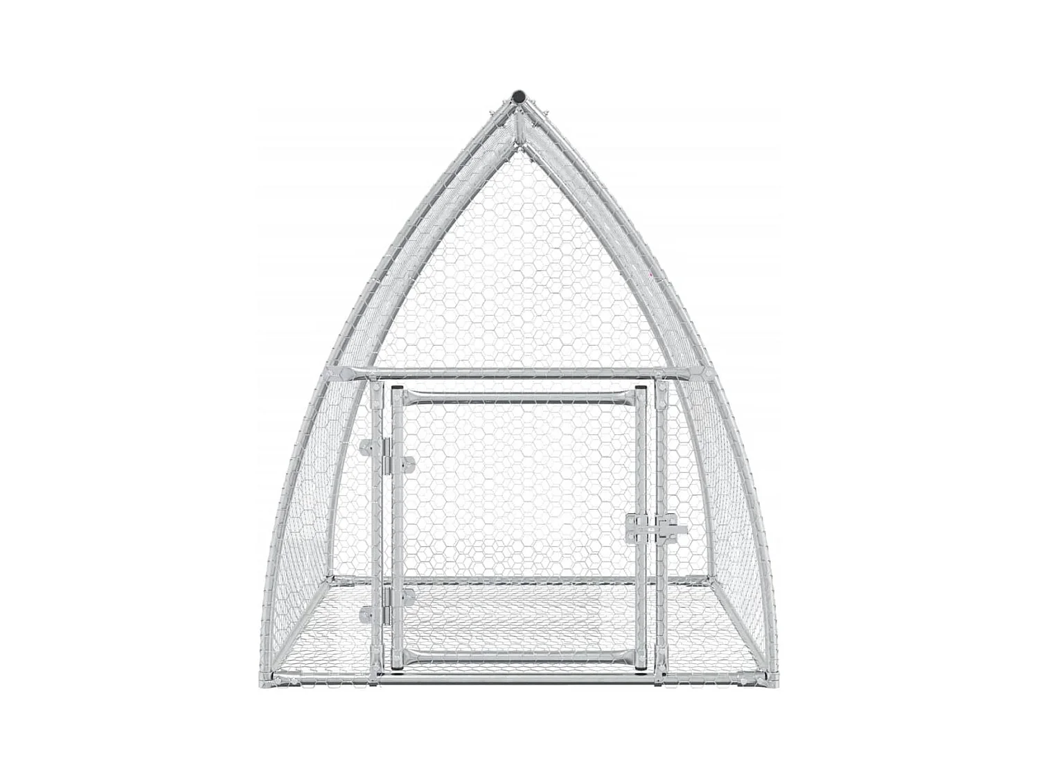 Taylor Ann  Clapier argenté 100x105x120 cm acier galvanisé