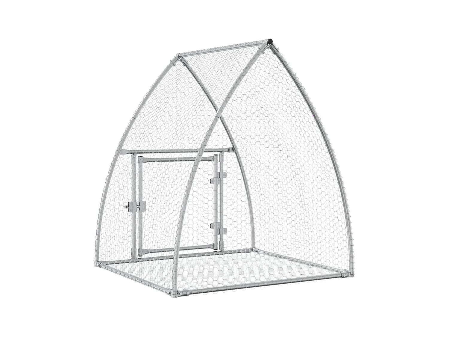 Taylor Ann  Clapier argenté 100x105x120 cm acier galvanisé