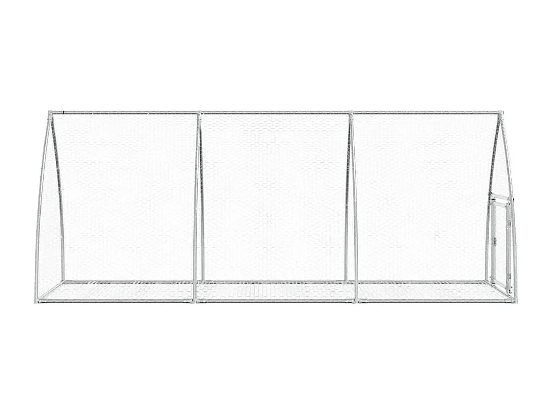 Taylor Ann  Clapier argenté 300x105x120 cm acier galvanisé